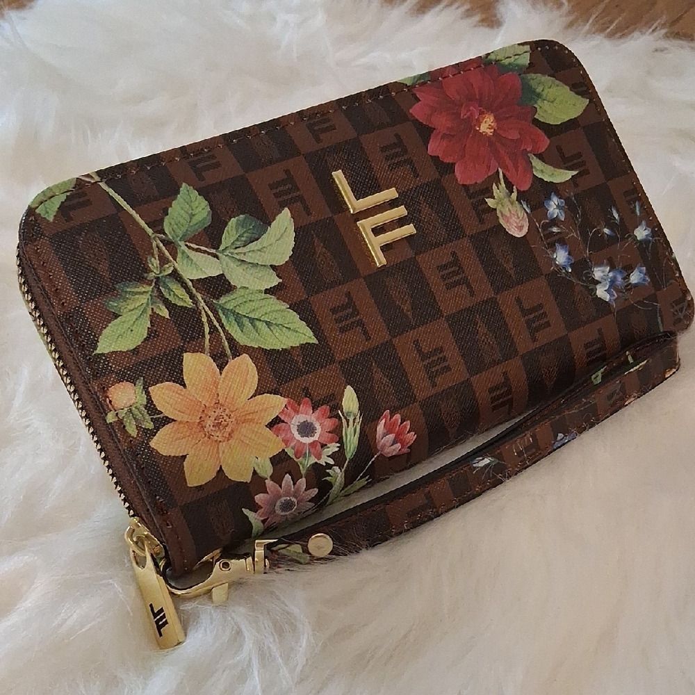 London Fog LF Logo And Floral Pattern